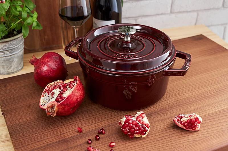 Caçarola/Panela Staub Ferro Fundido P/ Fogão De Indução 24cm - LA